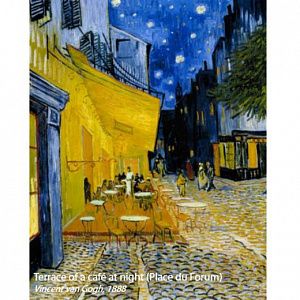 Flotex Vision Pattern  944 (Van Gogh) Terrace at night